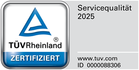 Auto & Service Ellert ist von TÜV Rheinland zertifiziert Bild mit Zertifikat von TÜV-Rheinland